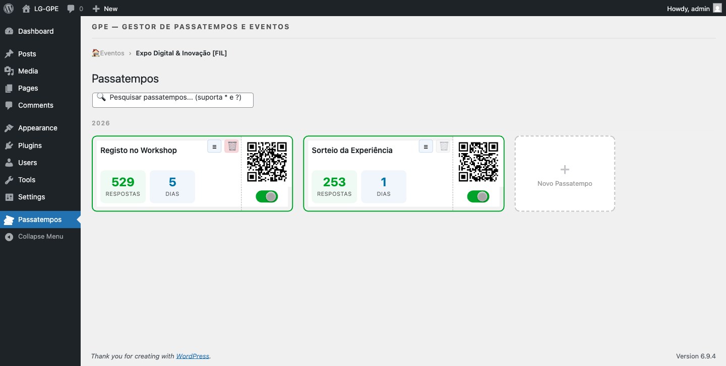 Passatempos com QR Code